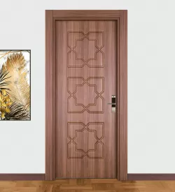 Ado 350 Teak Renkli Kartlı Giriş Otel Kapısı