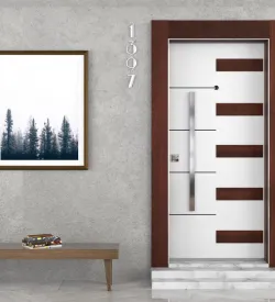 Dream Çizgili Daire Giriş Kapısı
