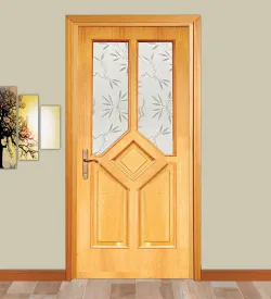 Model 103 Camlı Meşe Oda Kapısı