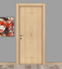 Ozigo Desenli Camsız Melamin Daire Kapısı