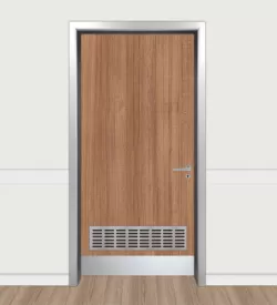 Rodos Teak Renkli Alüminyum Kasalı Laminat Kapı