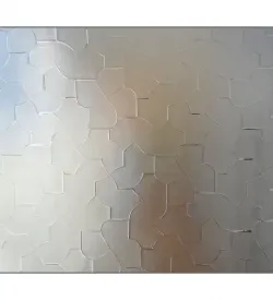 Toprak Model Desenli Kapı Camı