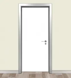 Ultra White Kanatlı Alüminyum Kasalı Laminat Kapı